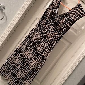 London Times Black and Tan dress size 14